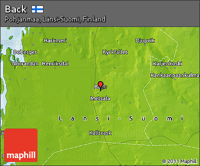 Physical Map of Back