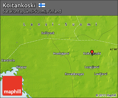 Physical Map of Koitankoski