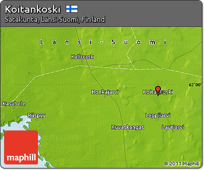 Physical Map of Koitankoski