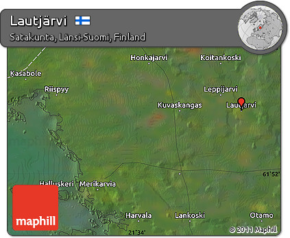 Satellite Map of Lautjärvi