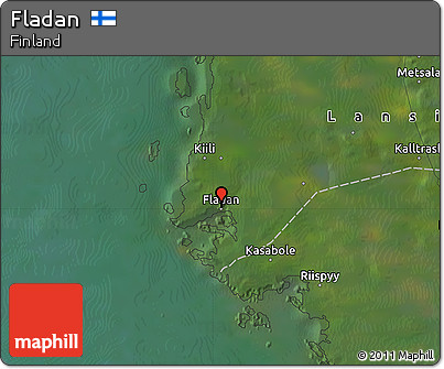 Satellite Map of Fladan