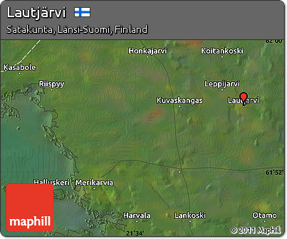 Satellite Map of Lautjärvi