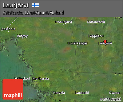 Satellite Map of Lautjärvi