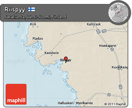 Shaded Relief Map of Riispyy