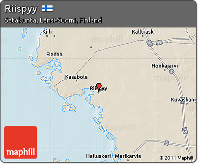 Shaded Relief Map of Riispyy