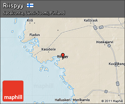 Shaded Relief Map of Riispyy