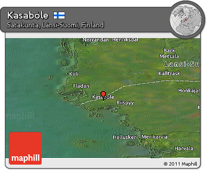 Satellite Panoramic Map of Kasaböle