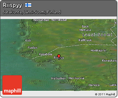 Satellite Panoramic Map of Riispyy