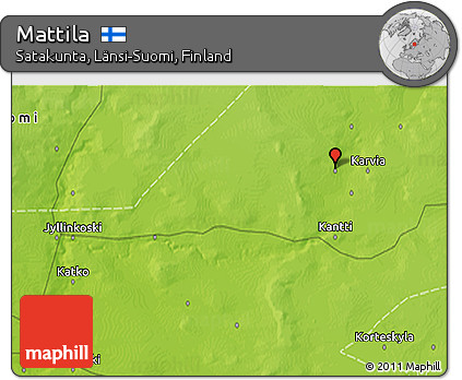 Physical 3D Map of Mattila