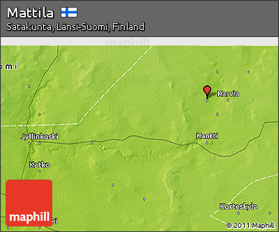 Physical 3D Map of Mattila