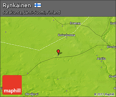 Physical 3D Map of Rynkäinen