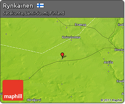 Physical 3D Map of Rynkäinen