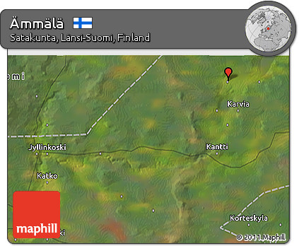 Satellite 3D Map of Ämmälä