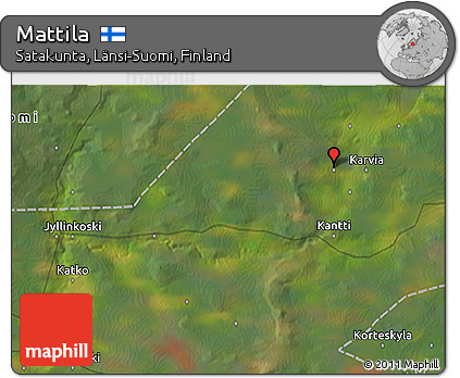 Satellite 3D Map of Mattila