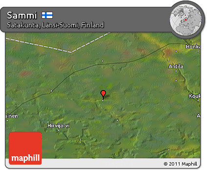 Satellite 3D Map of Sammi