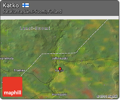 Satellite 3D Map of Katko