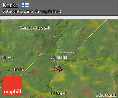Satellite 3D Map of Katko