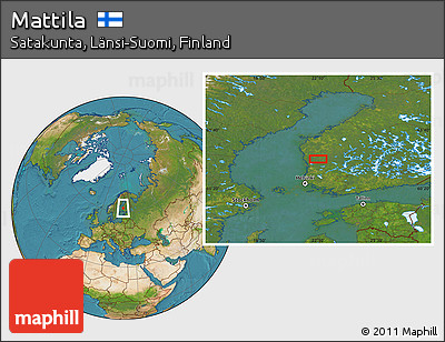 Satellite Location Map of Mattila