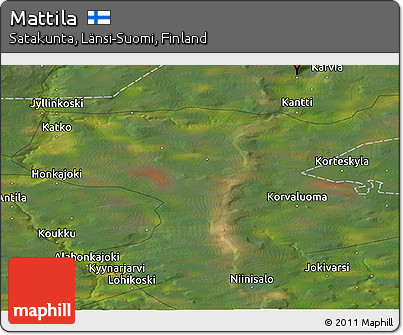 Satellite Panoramic Map of Mattila