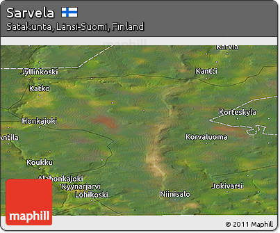 Satellite Panoramic Map of Sarvela