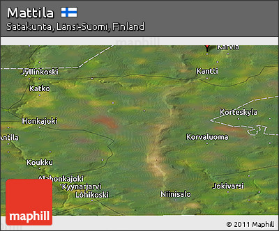 Satellite Panoramic Map of Mattila