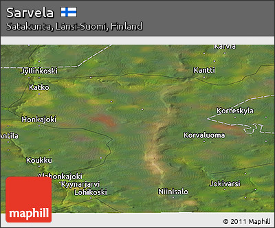 Satellite Panoramic Map of Sarvela