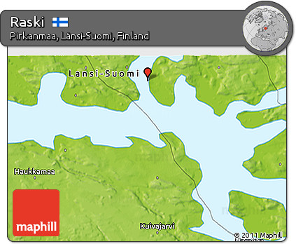 Physical 3D Map of Raski