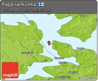 Physical 3D Map of Pappilankulma