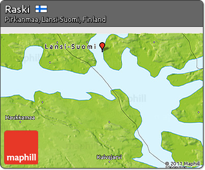 Physical 3D Map of Raski