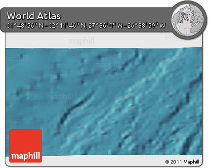 Satellite 3D Map of the Area around 62° 0' 21" N, 27° 7' 30" W