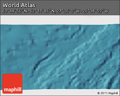 Satellite 3D Map of the Area around 62° 0' 21" N, 27° 7' 30" W