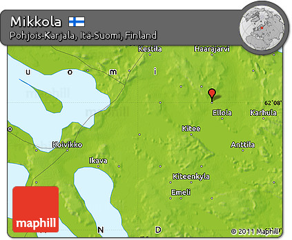 Physical Map of Mikkola