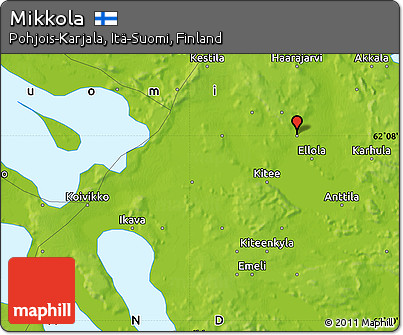 Physical Map of Mikkola