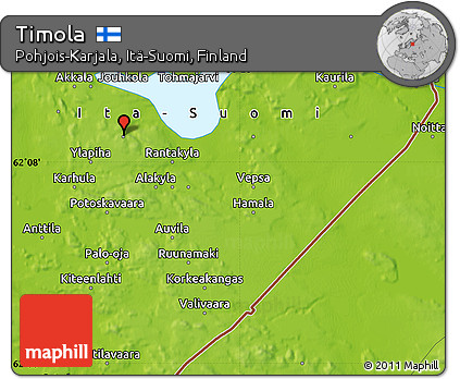 Physical Map of Timola