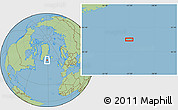 Savanna Style Location Map of the area around 62° 0' 21" N, 31° 22' 30" W