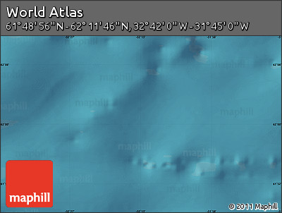 Satellite Map of the Area around 62° 0' 21" N, 32° 13' 30" W