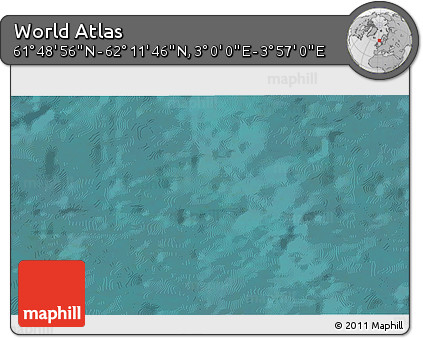 Satellite 3D Map of the Area around 62° 0' 21" N, 3° 28' 30" E