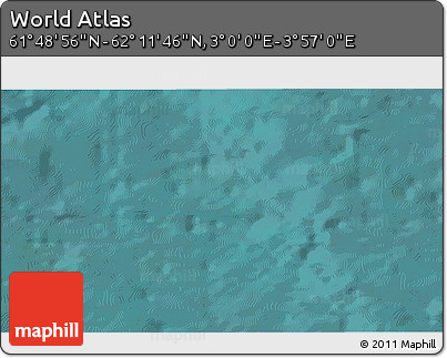 Satellite 3D Map of the Area around 62° 0' 21" N, 3° 28' 30" E