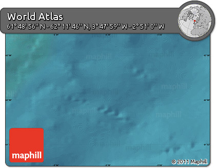 Satellite Map of the Area around 62° 0' 21" N, 3° 19' 30" W
