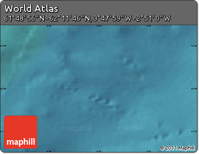Satellite Map of the Area around 62° 0' 21" N, 3° 19' 30" W