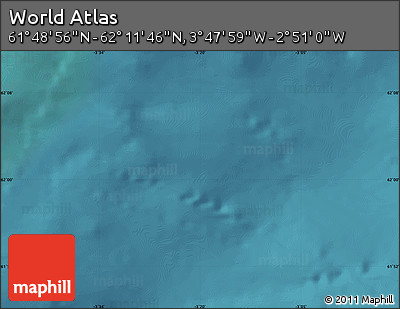 Satellite Map of the Area around 62° 0' 21" N, 3° 19' 30" W