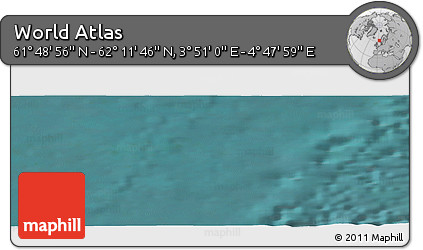 Satellite Panoramic Map of the Area around 62° 0' 21" N, 4° 19' 30" E