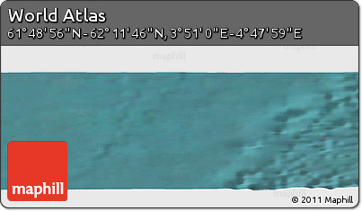 Satellite Panoramic Map of the Area around 62° 0' 21" N, 4° 19' 30" E