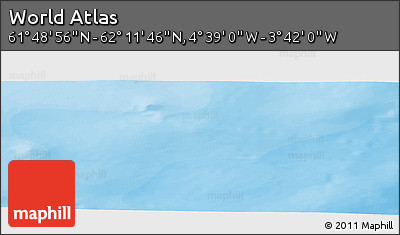 Political Panoramic Map of the Area around 62° 0' 21" N, 4° 10' 30" W