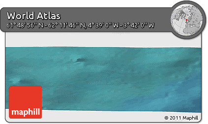 Satellite Panoramic Map of the Area around 62° 0' 21" N, 4° 10' 30" W