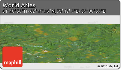Satellite Panoramic Map of the Area around 62° 0' 21" N, 56° 10' 29" E
