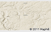 Shaded Relief 3D Map of the area around 62° 0' 21" N, 73° 52' 30" W