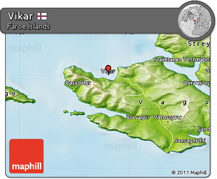 Physical Map of Vikar