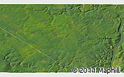 Satellite 3D Map of the area around 62° 0' 21" N, 91° 1' 30" E