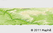 Physical Panoramic Map of the area around 62° 0' 21" N, 92° 43' 29" E